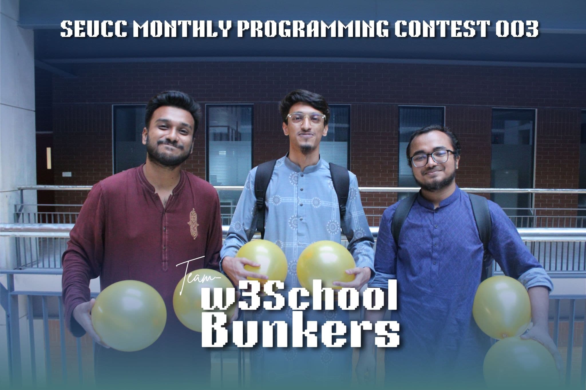 1st Place โ SEUCC Monthly Programming Contest 003